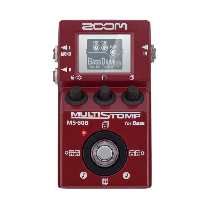 Zoom MS-60B Multistomp Bass Effects Pedal